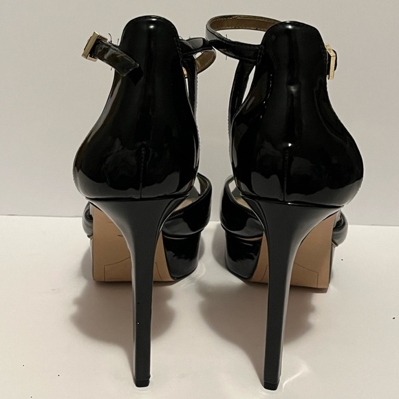 Sam Edelman Women's Kayden Heels Black Faux Patent Leather - Picture 4 of 15